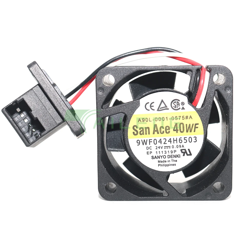 New CPU Fan for SANYO 9WF0424H6503 A90L-0001-0575 # A 4020 DC24V 0.09A 4CM Fanuc Cooling Fan