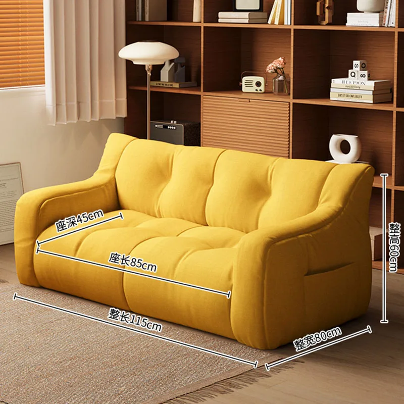 Modern Small Sofa Lazy Leisure Balcony Floor Luxury Home Sofa Recliner Italian Living Room Sofás Para Salón Postmodern Furniture