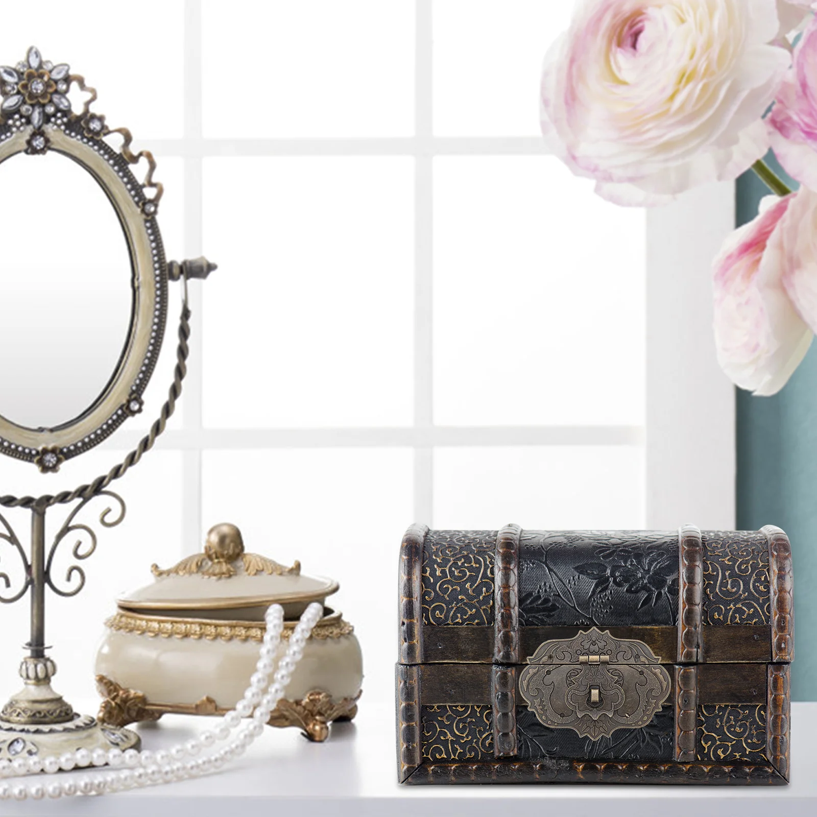 

4pcs Wine Box Lock Clasp Panel Zinc Alloy Brass Cabinet Hasp For Jewelry Wooden Gift Boxes Toggle Latch Hardware