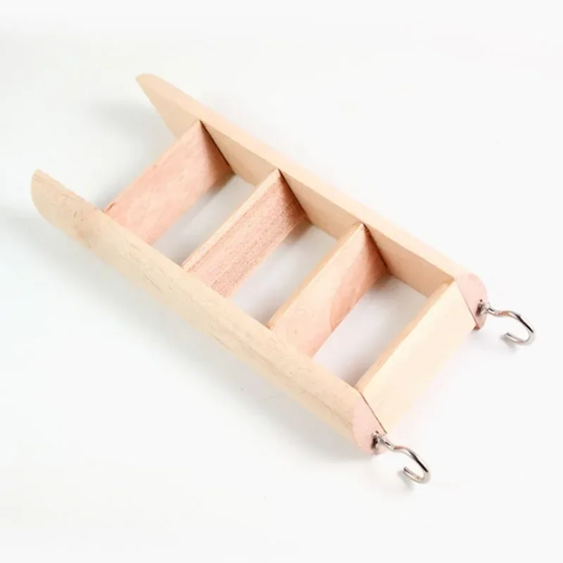 Hamster Ladder Natural Wooden Hamster Climbing Toy Small Pet Toys for Hamster Squirrel Guinea Pig Rat Small Animals Accessories