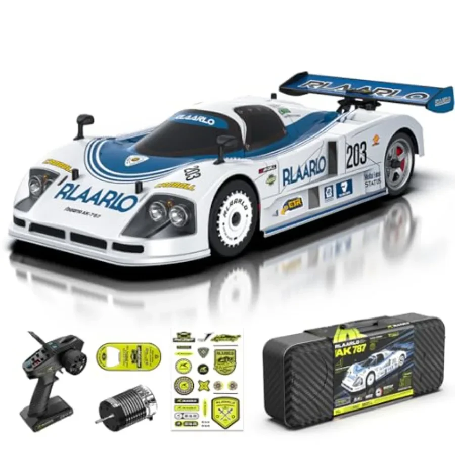 

On-road RC drift car for adults, carbon fiber body, red/black, 200 km/h max speed with 3660 3900KV brushless motor and waterpro