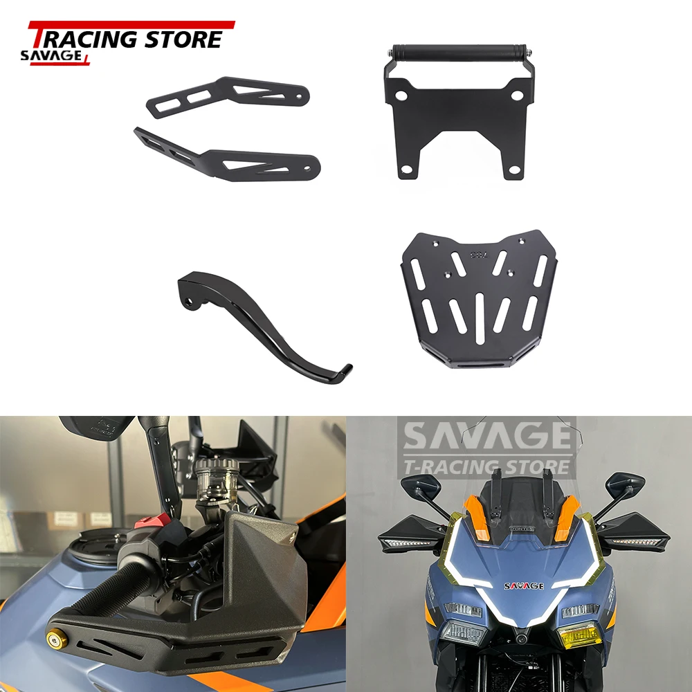 

2025 For ZONTES 703F Part Carrier Box Holder Handguards Hand Guard Control Clutch Lever Phone Bracket Motorcycle Accessories