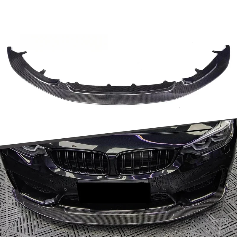 Spoiler Carbon Fiber Front Bumper Lip GTS Style F0 F F FX M M4 -