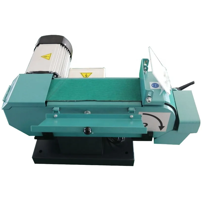 

HotBS100-140 Metal Mini Craftsman Mesin Amplas Belt Sander for Serrated Rubber Wheel Conveyor From Banggood
