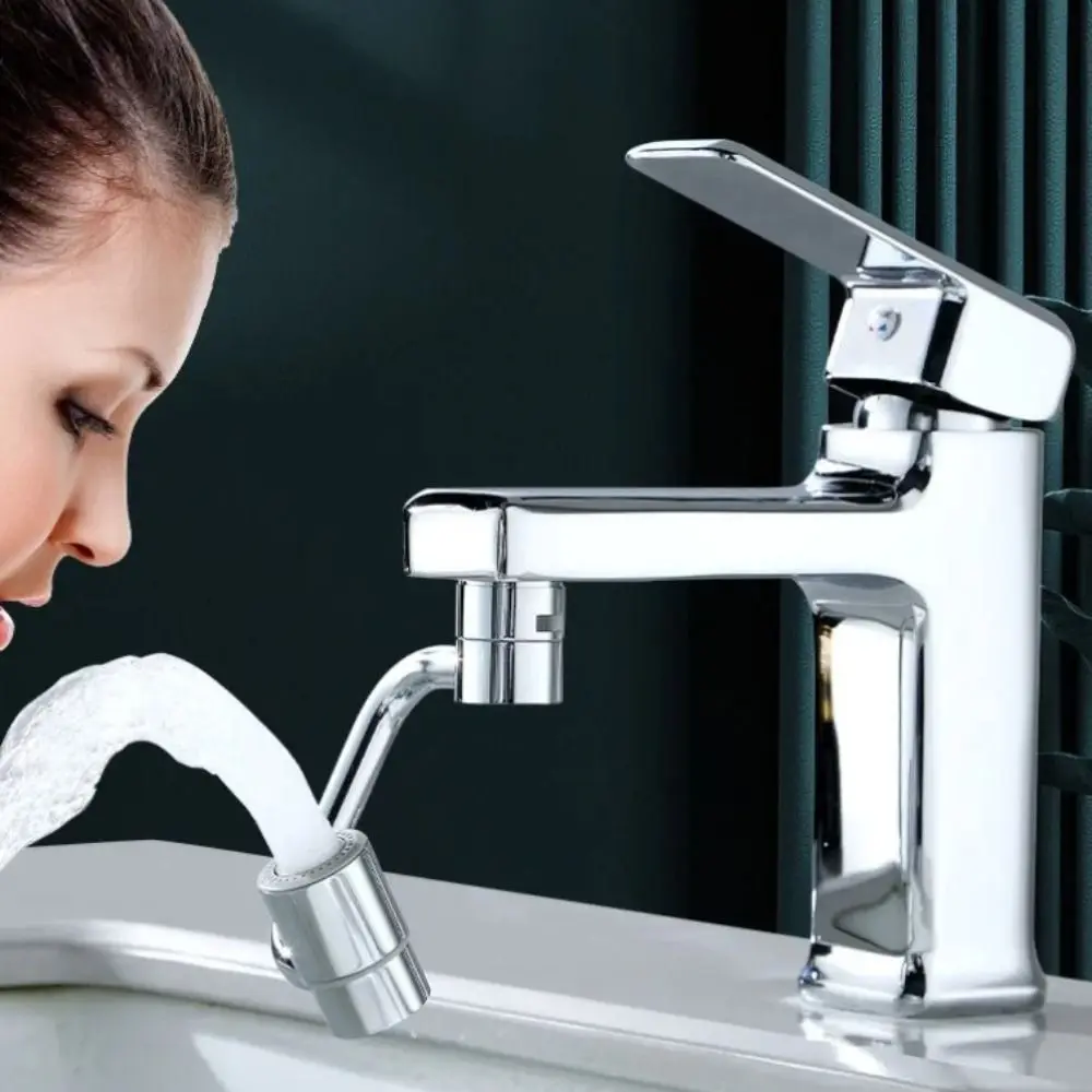 

Практичный серебряный удлинитель для смесителя U-образной формы, 2-ступенчатый регулируемый вращающийся распылитель, универсальный смеситель из сплава, распылительная головка для раковины