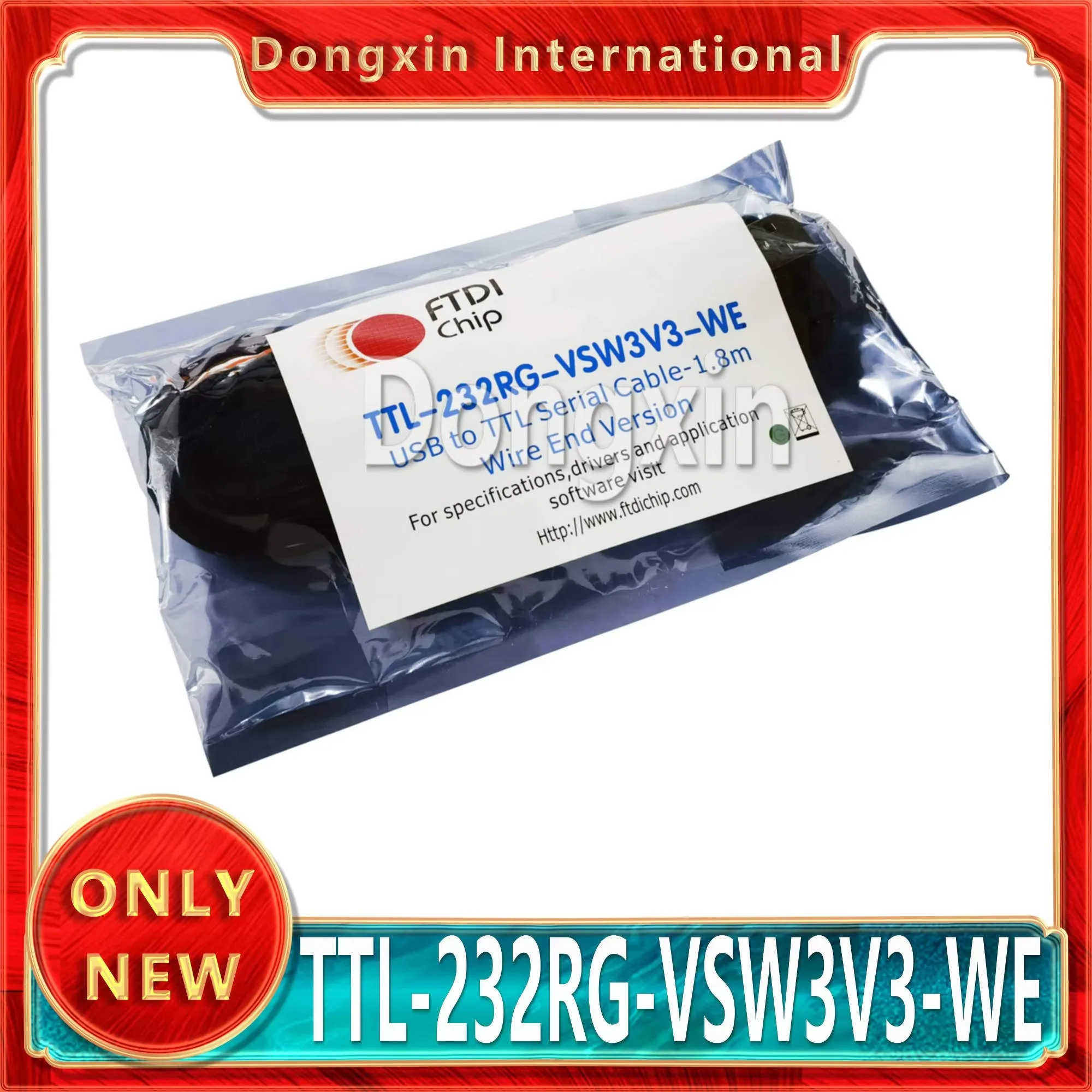 FTDI spot genuine TTL-232RG-VSW3V3-WE TTL level UART signal +3.3V/50mA