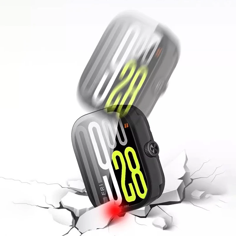 Защитный чехол из стекла для ПК для Redmi Watch 5, полное покрытие, защитная пленка для экрана для Xiaomi Redmi Watch 4, пленочный бампер с защитой от царапин