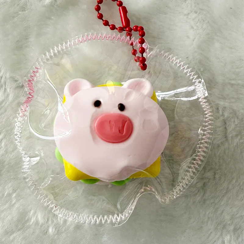 Miękkie, ręcznie robione silikonowe zabawki antystresowe w kształcie prosiaczka, wolno powracające do kształtu, redukujące stres, do ściskania, zabawki kompresyjne, prezent świąteczny dla dzieci.