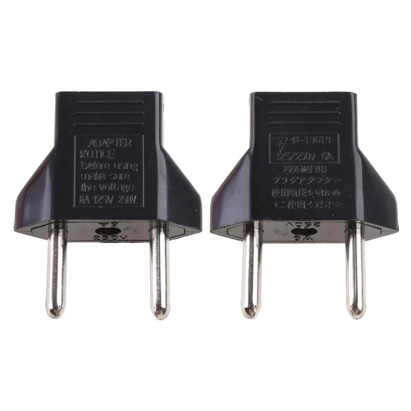 

652F US American Travel Adapter 2 pin European US To EU Plug Power Adapter Converter Electrical Socket Converter Charging