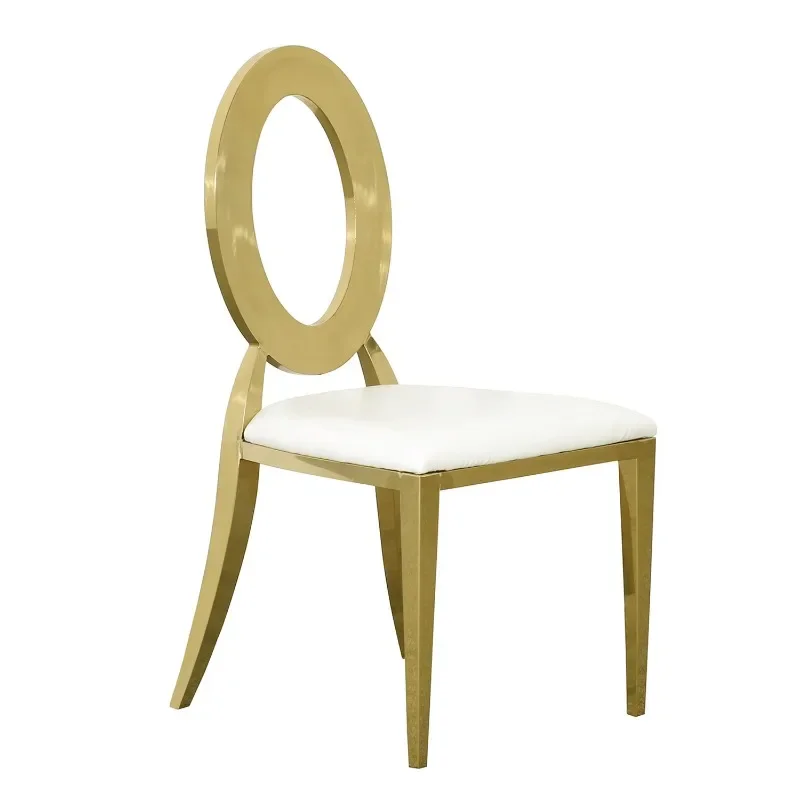 Tiffany gold chair wedding chair in stainless steel golden