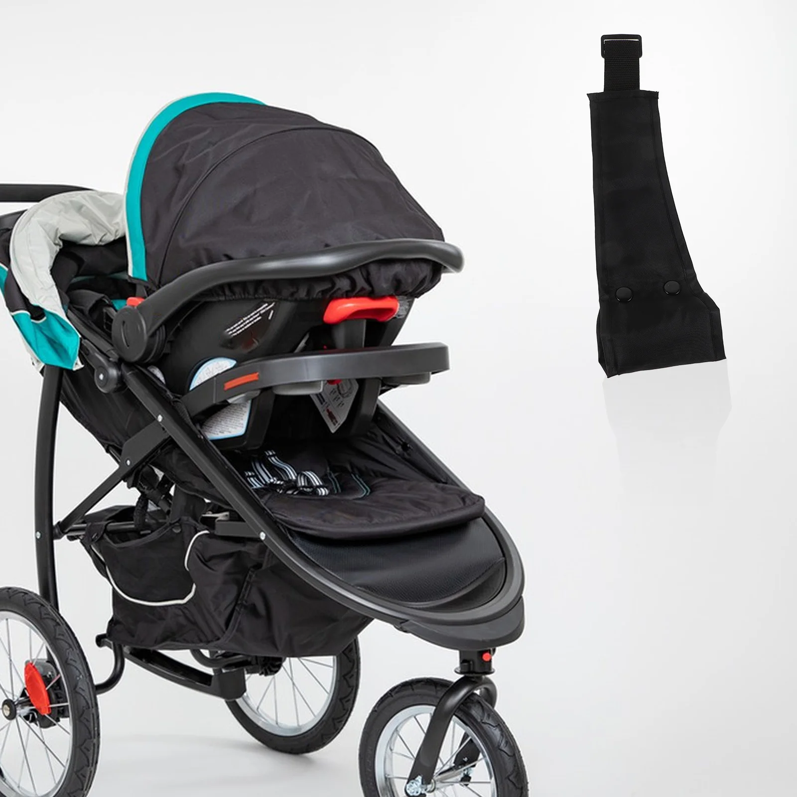 

3Pcs Oxford Cloth Baby Stroller Crotch Belt Safety Strap Universal Fit for Most Strollers Soft Skin-Friendly Wear-Resistant