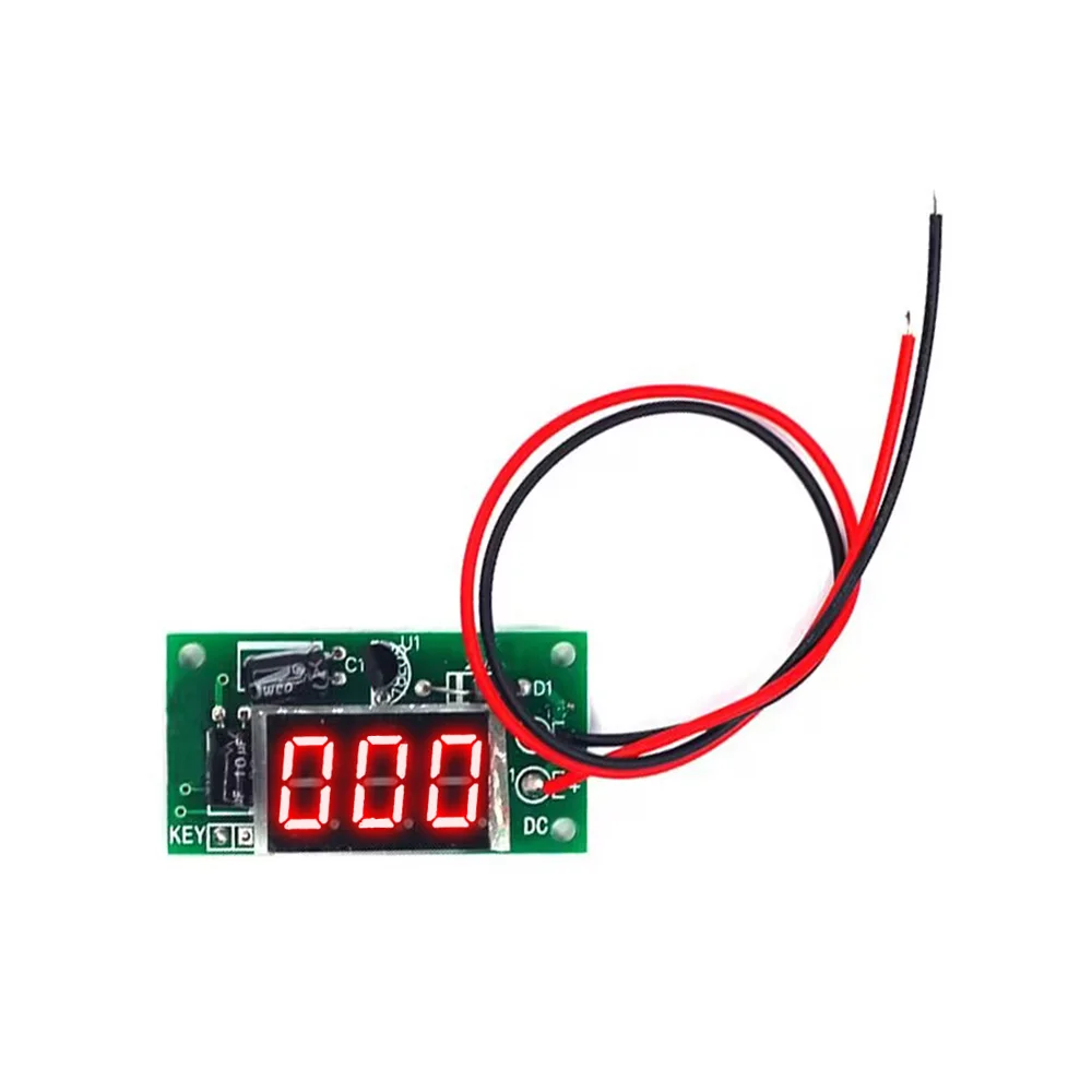 Counter Module DC 3-Bit Accumulator Red 0.36 in Digital Tube Display Trigger Counter Power On Count Module Accumulator 4-26V