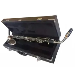 Alto Saxophone and B, Bakelite, Silver Plated Keys, with Case, High Quality