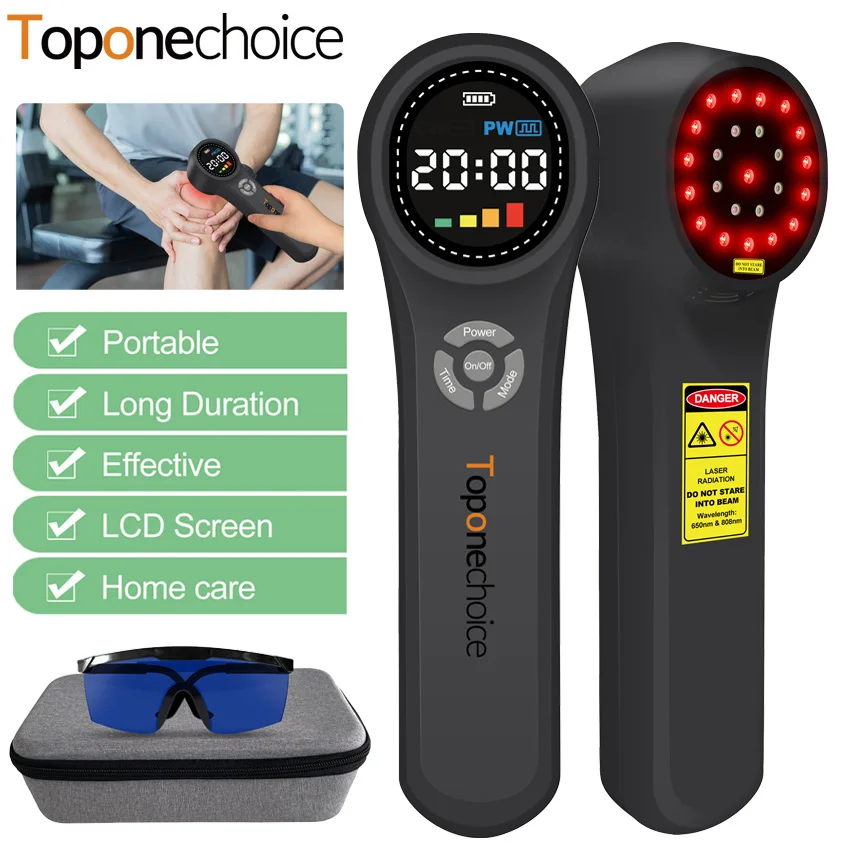 Body Pain Laser Therapy Device 660nm+810nm+980nm LLLT Physiotherapy Equipment for Knee Arthritis Frozen Shoulder Sports Injuries