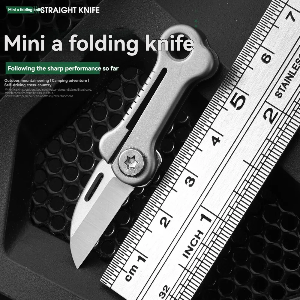 New Hot Selling Titanium Alloy Bone Mini Sharp Portable Unpacking Small Knife, Keychain Pendant, Convenient Pocket Knife