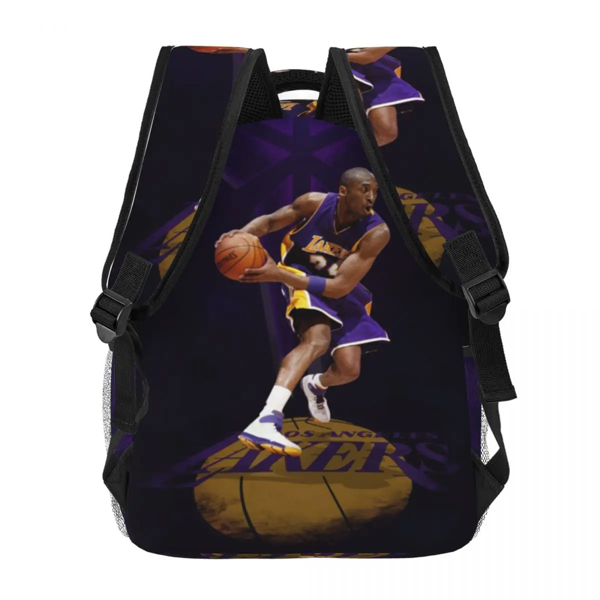 Kobe-Bryant For Girls Boys Large Capacity Student Backpack Lightweight waterproof Backpack 17inch