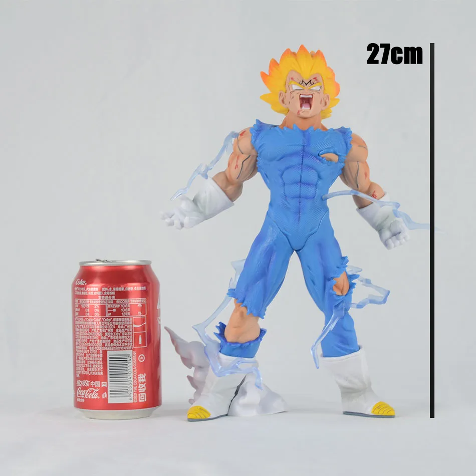 27cm Anime Dragon Ball Z GK Vegeta action figure Magin Vegeta self-explosion action  PVC action figure toy model collection gift