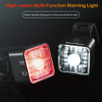 Bicycle Smart Tail Light Rear Light Auto Start Stop Brake IPX6 Waterproof USB Charge Cycling Tail Taillight Bike LED 120LM