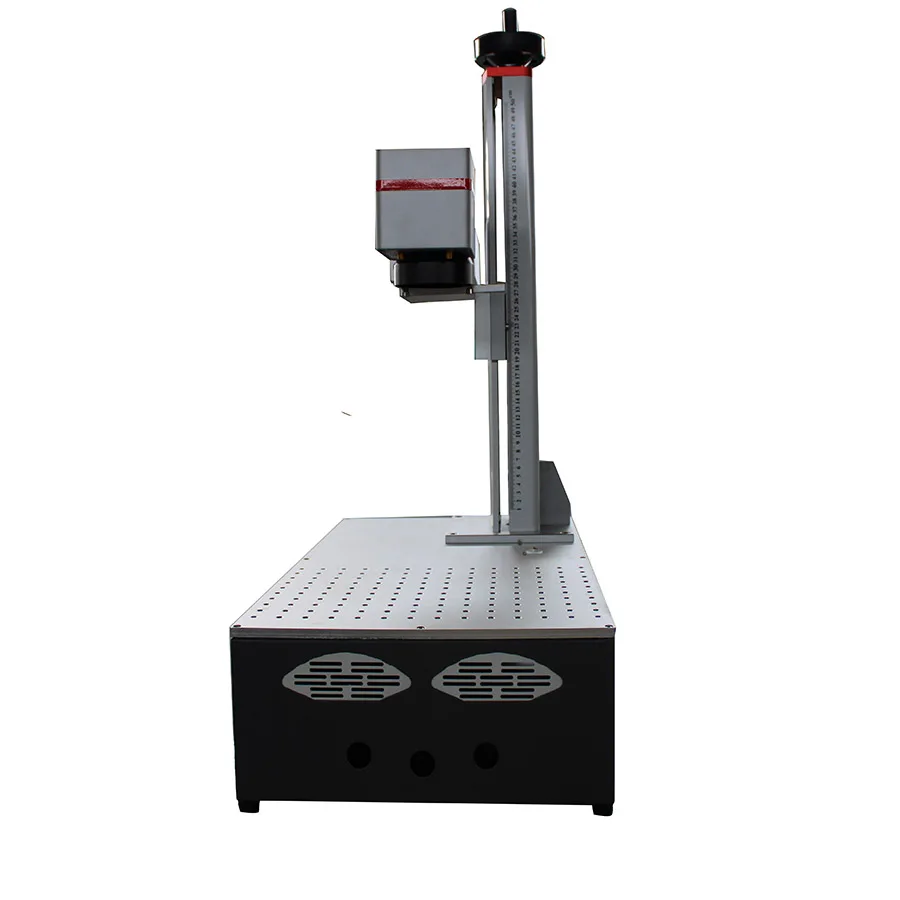 Portable 30 Watt 20w Fiber Laser Marking Machine For Metals Integrated Circuit Board