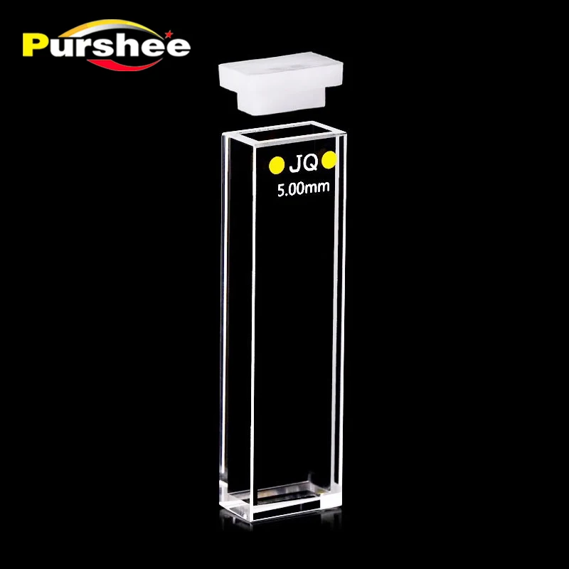 

1 шт. стандартная кварцевая флуоресцентная ячейка с крышкой (5 мм) без клея