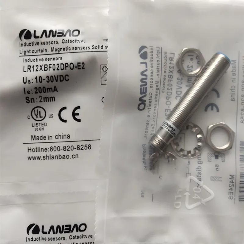 

LANBAO proximity sensor LR12XBF04DPOY-E2 LR12XBF04DNOY-E2 LR12XBF04DPRY-E2 LR12XBF04DNRY-E2 LR18XBF08DPOY-E2 LR18XBF08DNOY-E2 L