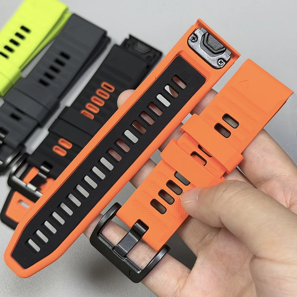 QuickFit 22 26mm Silicone Strap For Garmin Fenix 9 8 Pro Original Band Epix Pro/Tactix 8 7Pro/Forerunner 970/instinct 3 Bracelet