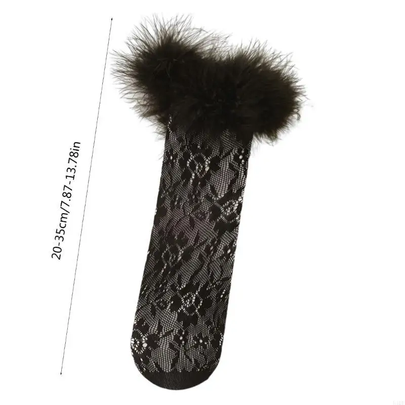 54DF Little Girls Princess Socks Students Toddler tube Sock Trimmed Sock