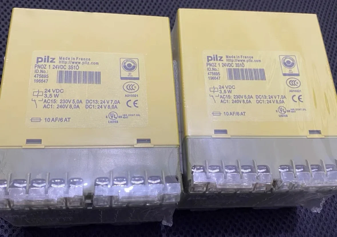 The new PNOZ (safety relays) PNOZ 3S 1024VDC 475695