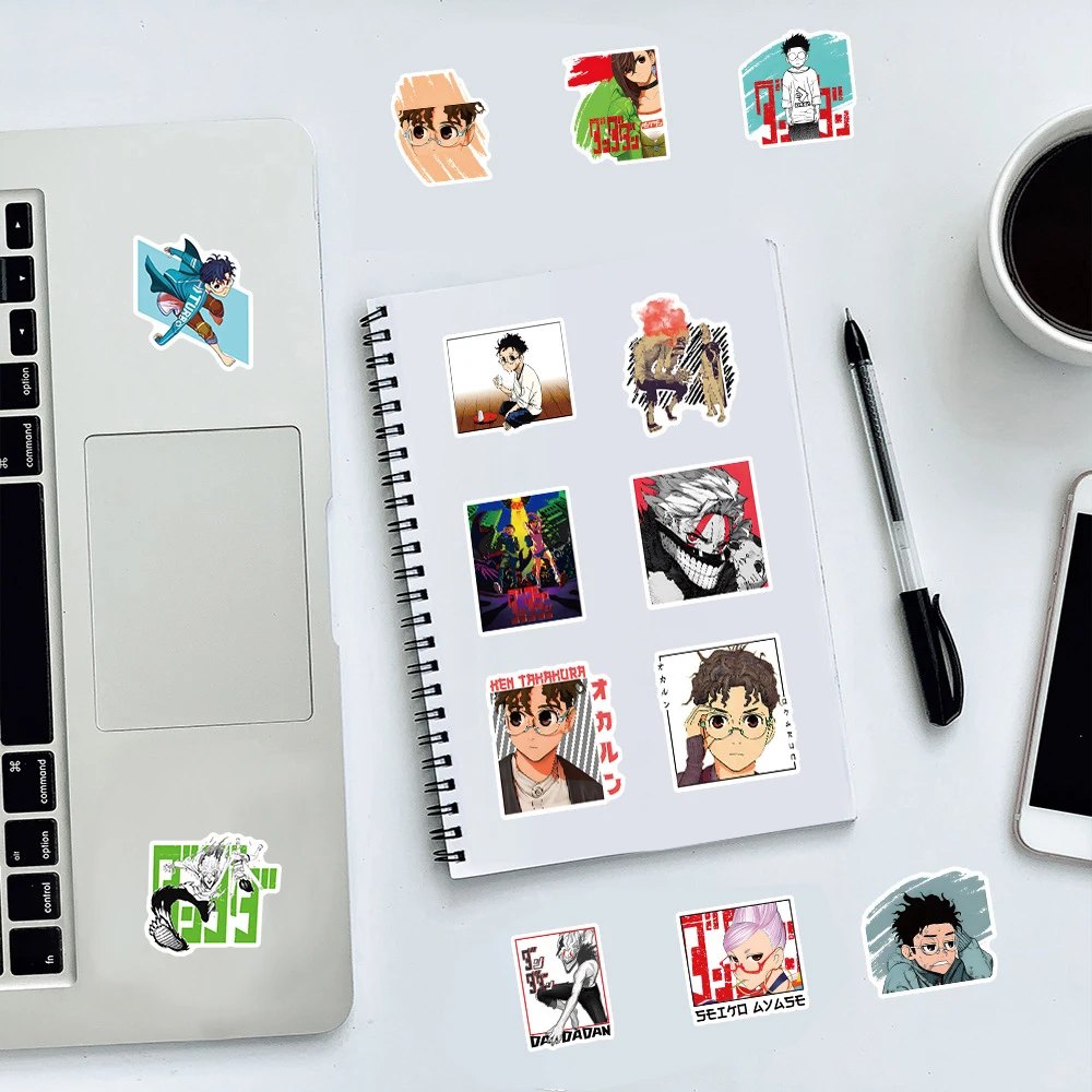 10/30/50 Stuks Dandadan Cartoon Anime Stickers Cool Graffiti Pvc Sticker Briefpapier Waterfles Notebook Waterdicht Sticker Kid Cadeau