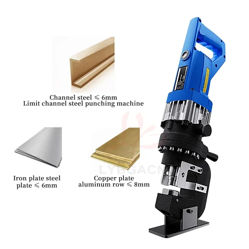 Multifunctional  Hydraulic Machine Portable Punching Machine C Type Steel  Beveled Angle Rounded Angle The Moveable 5cm