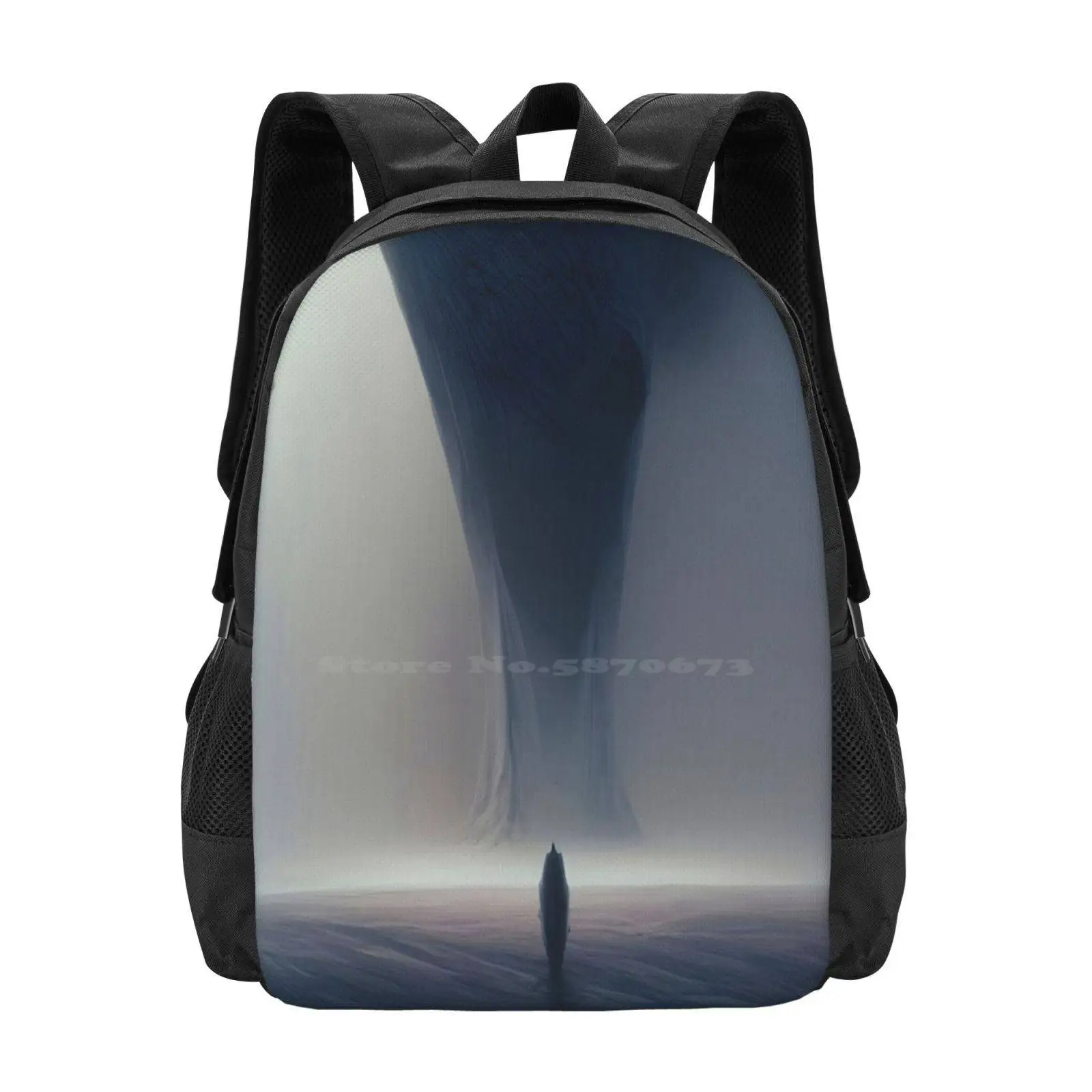 Mochila para escola estudantil, Laptop Travel Bag, Horror Underwater Landscape, Fantasia Death Metal