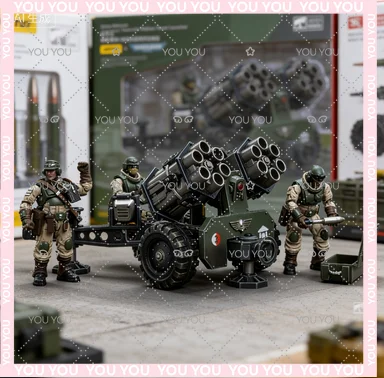 

Фигурка JOYTOY 1/18 для взрослых 18+ 40K Astra Militarum Ordnance Team с ракетной установкой Malleus, аниме-модель
