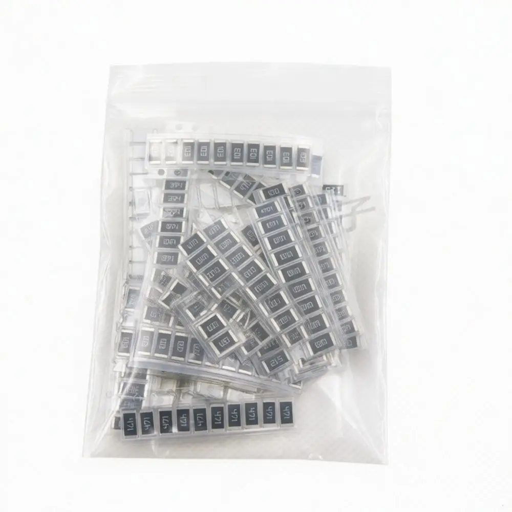 Professional 2512 SMD Resistor Assortment Kit Electronic Components Set For Circuit Prototyping And Lab Maintenance