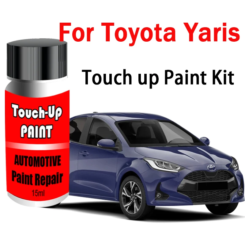 Automotive Touch-Up Paint(With Brush) for Toyota Yaris 2026 Paint Scratch Remover Car Paint Repair Kit Accessories Red Blue Grey