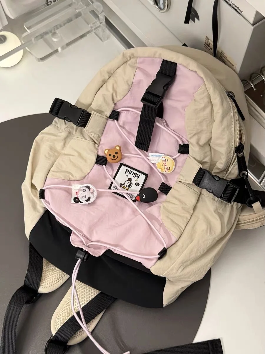 vanwalk-penguin-mountain-lightweight-women's-backpack-casual-simple-style-travel-commuting-shoulder-bag-medium-waterproof