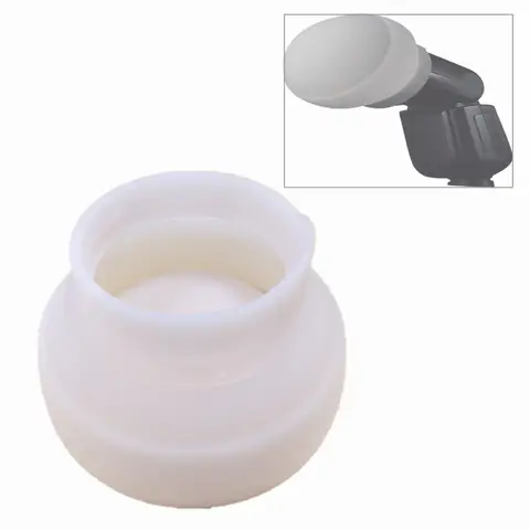 AD200 Pro Soft Silicone Speedlite Flash Cap Diffuser Ball Bounce Dome Softbox for Godox V1 AD100pro AD200pro Speedlite Flashgun