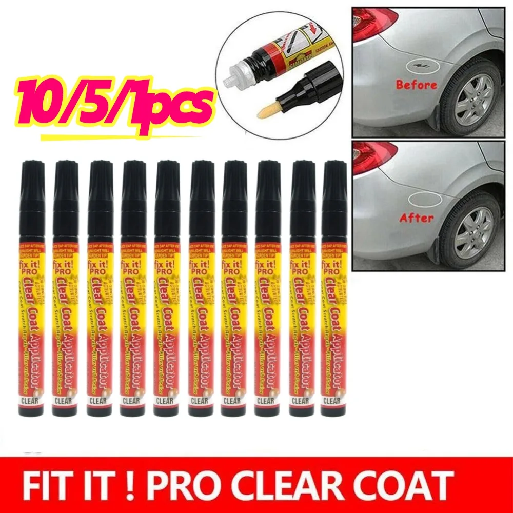 1-5PCS Car Paint Scratch Remover Pen Cars Magic Pen For Car Scratches Weatherproof Touch Up Paint Pen Styling Repair Pen