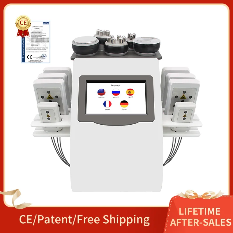 

Multifunctional 40K Ultrasonic Radiofrequency Cavitation Machine Lifting And Tightening Skin Weight Loss And Body Shaping Beauty