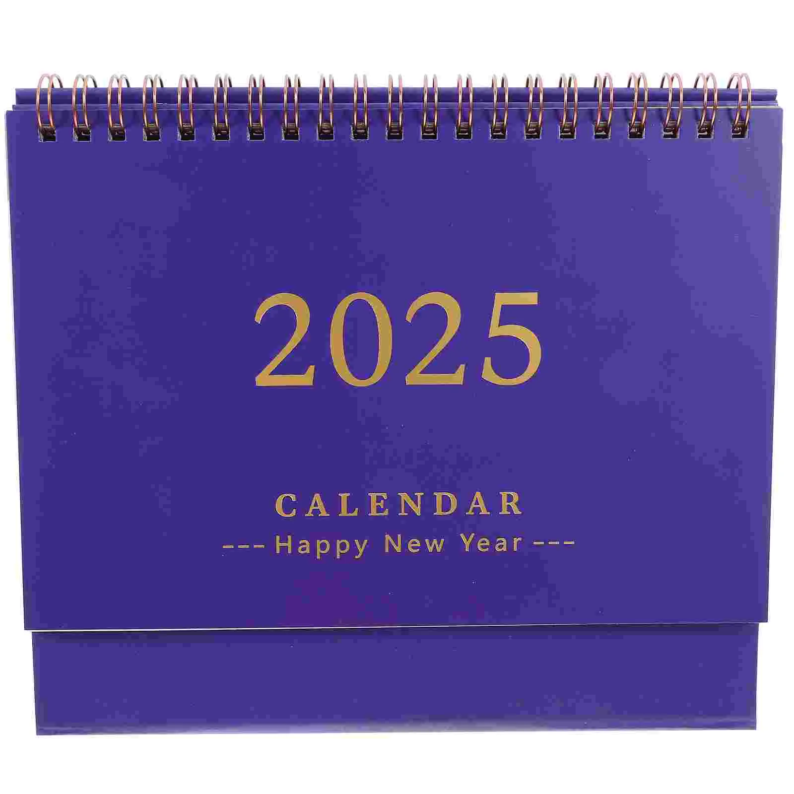 

2025 Desk Calendar Office Supply Daily Use Mini Decorative Month Table Decorations Delicate Standing Desktop