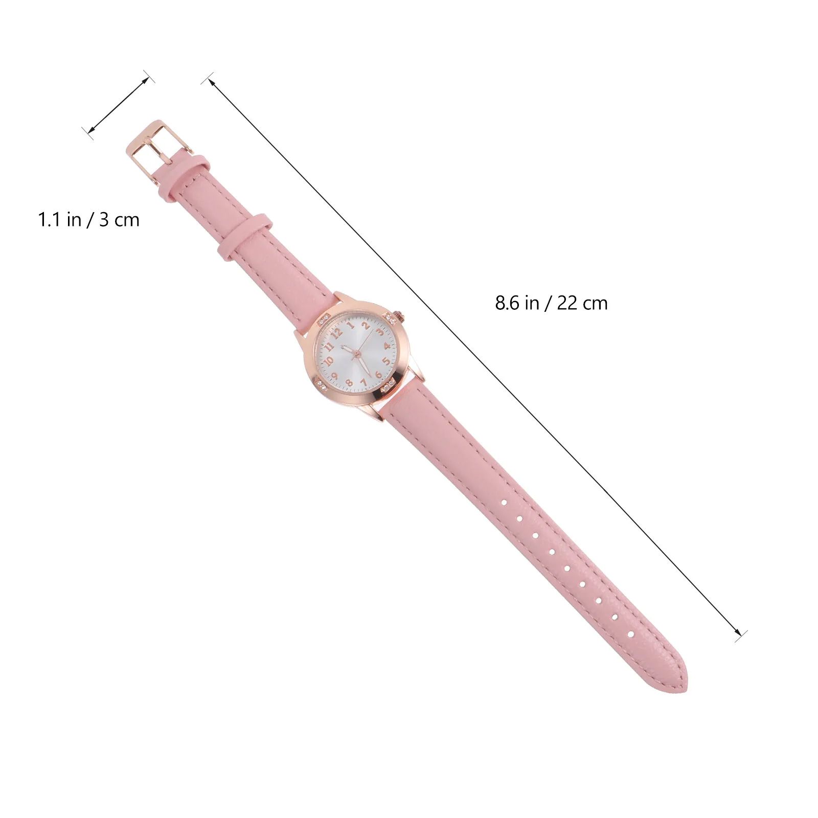Fashionable Women Quartz Wristwatch Elegant Minimalist Design Comfortable Strap Precise Timekeeping for Daily Office