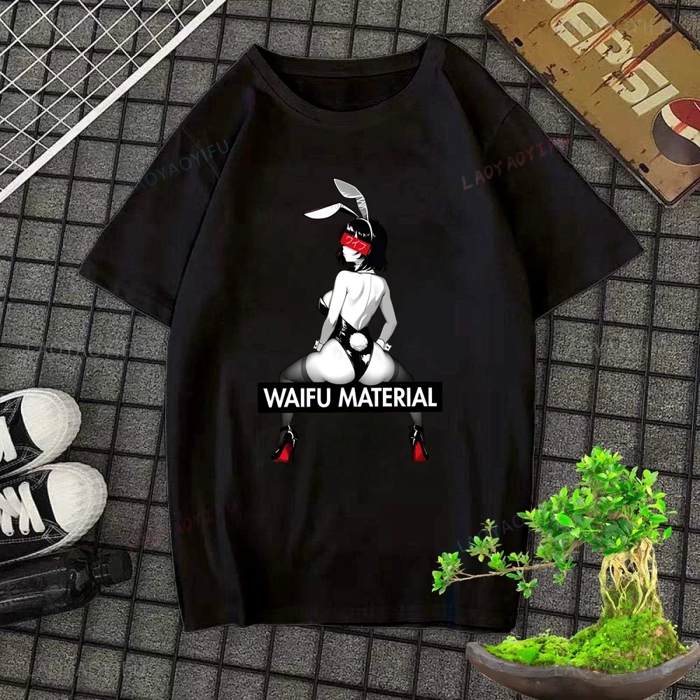 تي شيرت Fun Manga Streetwear Hentai فضفاض بأكمام قصيرة تي شيرت محايد الاتجاه Harajuku للجنسين تي شيرت جرافيك كبير #5