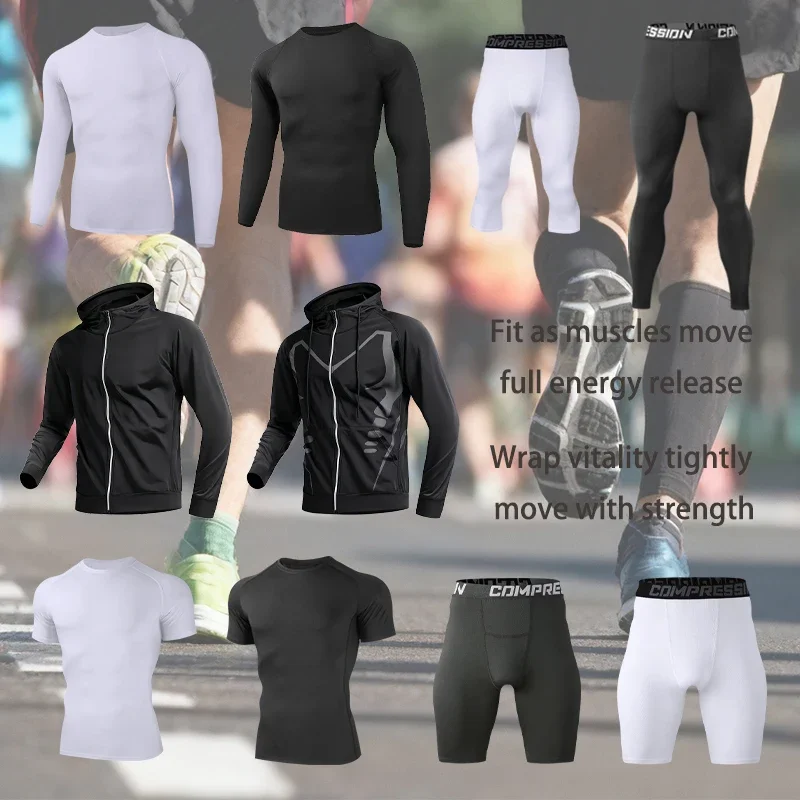 

Fashionable and Close-Fitting Sports Running Set of 10 pieces, simple and versatile, comfortable and soft