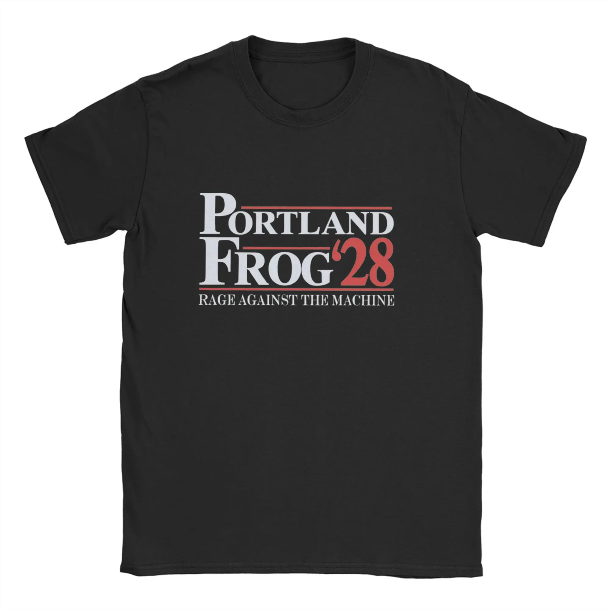 

Portland Frog Resist Pure Cotton T Shirt For Man Summer Y2K Funny T-Shirts O Neck Fashion Tees Plus Size Design Clothes