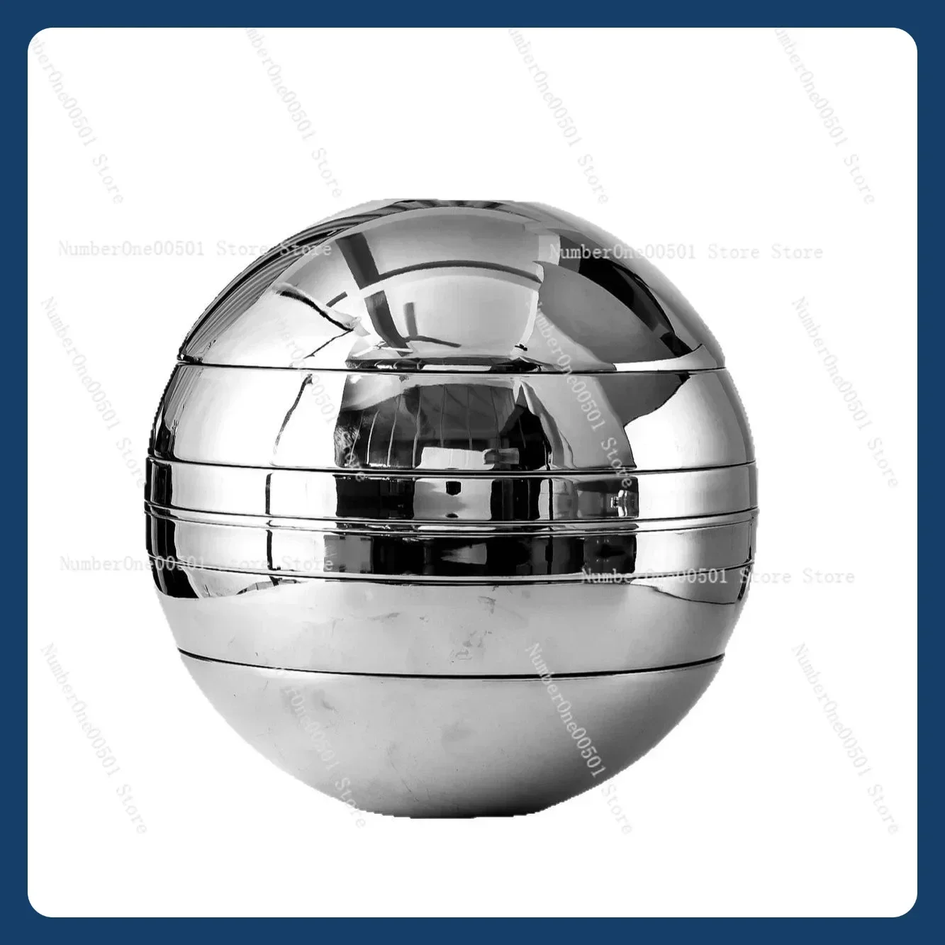 304 Stainless Steel Sphere Bowl Set 7 Pcs Artistic Tableware Set Heat Resistant  with Glossy Finish Tableware Collection