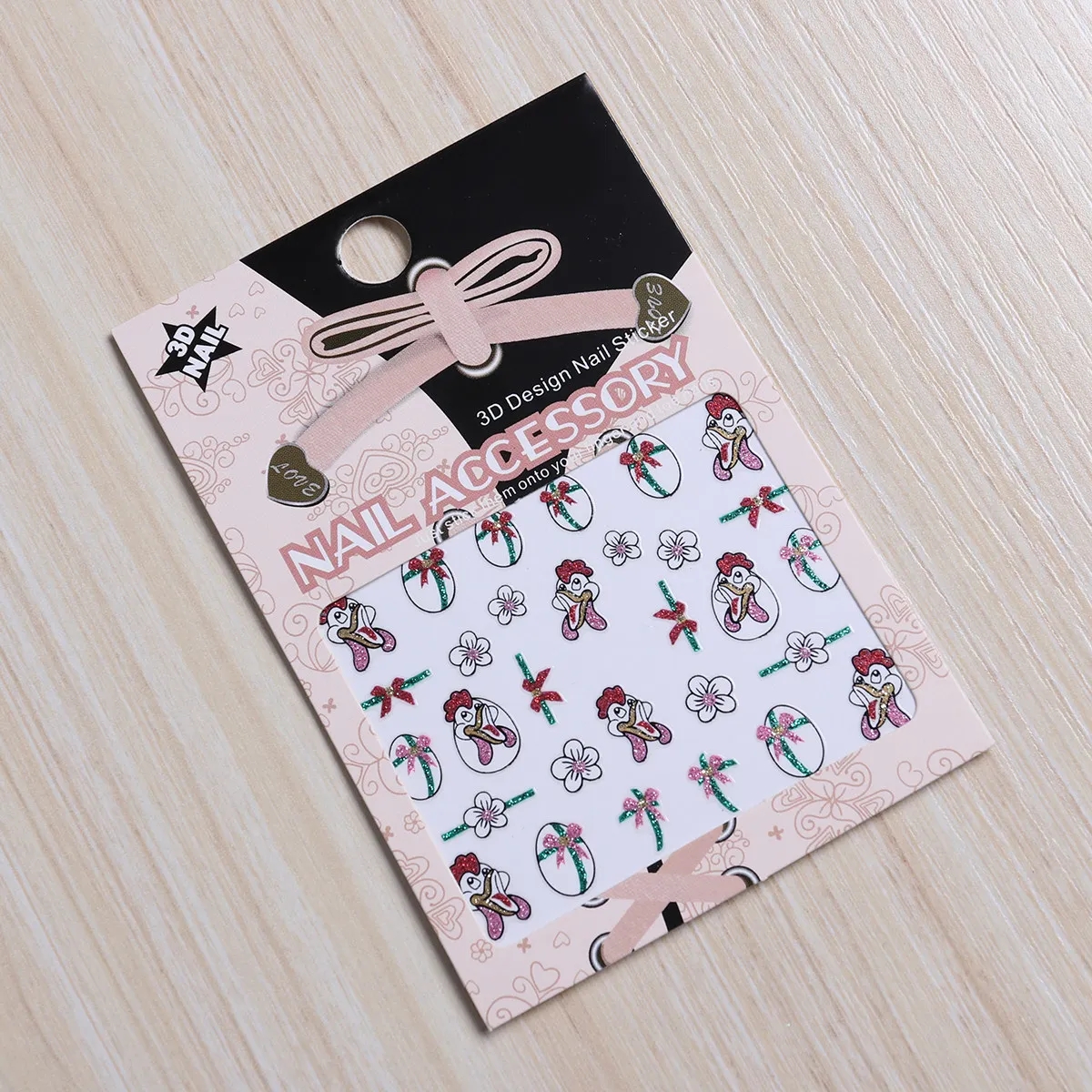 

Набор из 6 3D-наклеек с блестками в форме пасхальных яиц для декора натуральных и искусственных ногтей, набор для пасхального дизайна ногтей, наклейки для ногтей