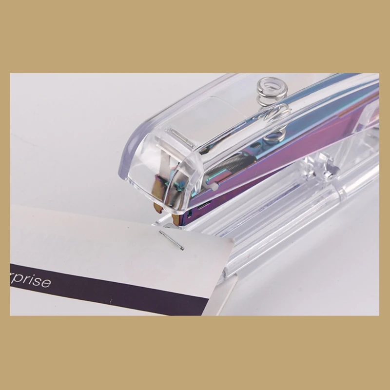 30 Pcs Metal Colorful File Clamp Kits Colorful Desktop Stapler High Capacity Large Commercial Stapler Binder Clip Sets