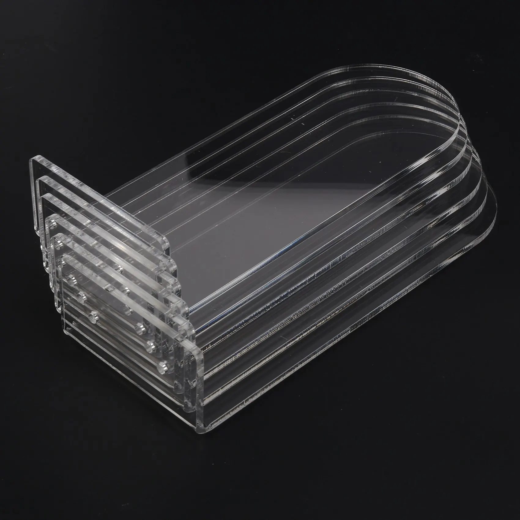 ABXF-6 Pack Floating Shoe Shelves,Acrylic Wall Mounted Shoe Display Shelves,For Display Collectible Shoe&Sneaker
