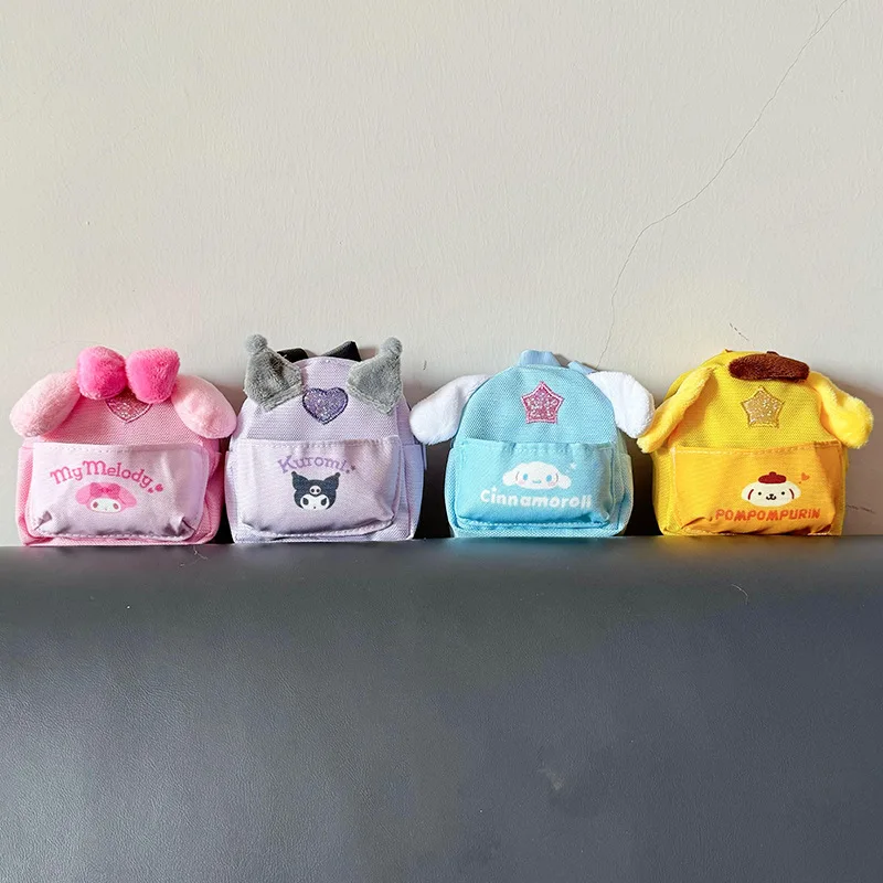 سانريو Kawaii سينامورول كورومي ميلودي حقيبة المعصم دمية سستة محفظة نسائية للعملات المعدنية محفظة صغيرة هدية للأطفال