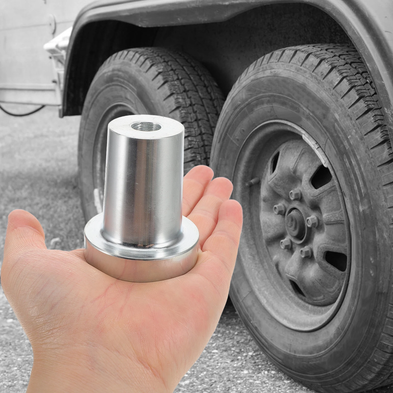 

Trailer Axle Positioning Tool Semi Truck Slide Stopper Durable Axle Stop Device Lock Pin Stopper Travel Accessories Car