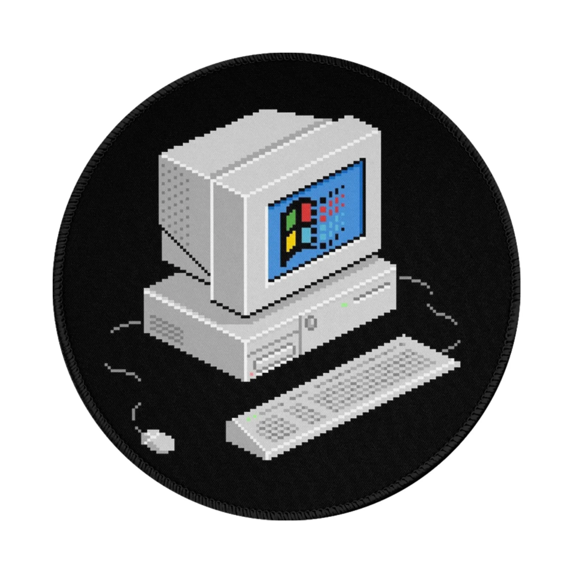 Windows Vaporwave Mouse Pad Computer Keyboard Mouse Mat Gamer PC Laptop Desk Mat Office Accessories Table Mats